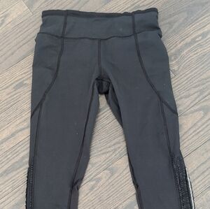 Lululemon Crops with Frill Detailing